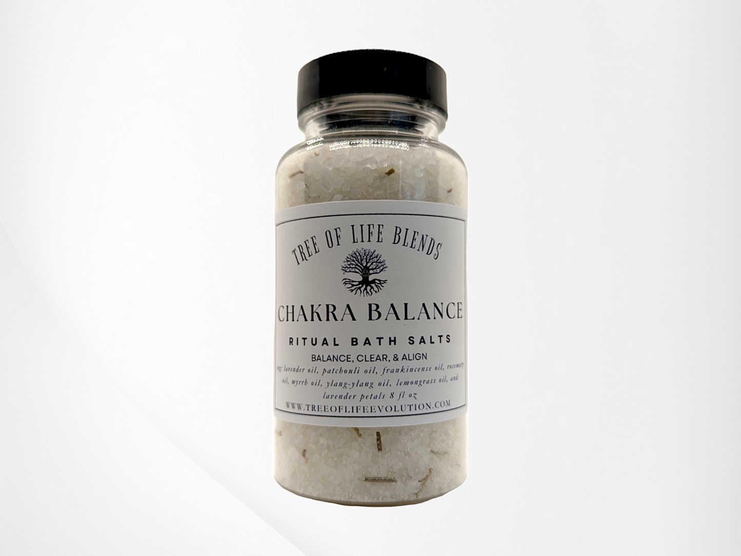 Chakra Bath Salts Collection | Crown, Third Eye, Throat, Heart, Solar Plexus, Sacral, and Root Chakra Bath Salts | Salts Dead Sea & Essential Oil Bath Salts