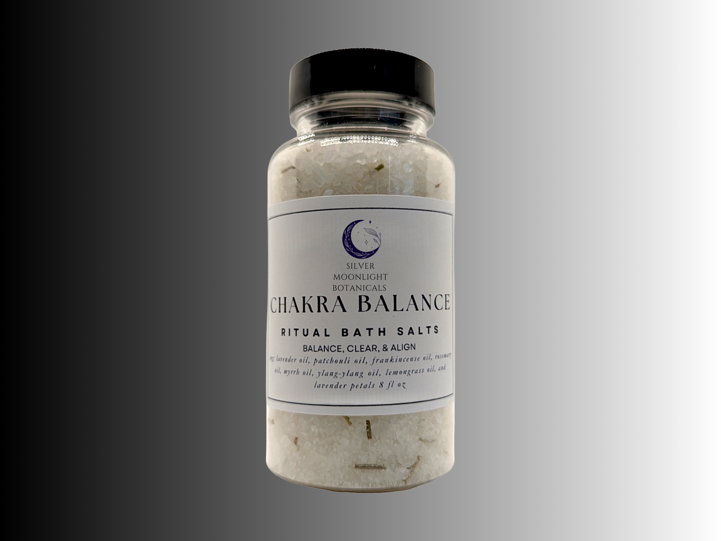 Chakra Balance Bath Salts | Clearing & Alignment Bath Salts | Dead Sea & Essential Oil Bath Salts
